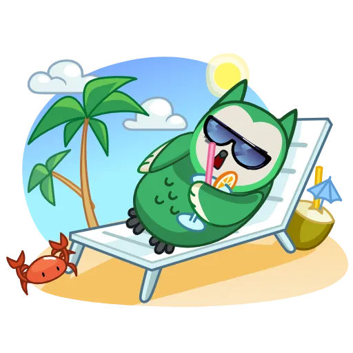 🏖 Стикер «Poe» для Telegram