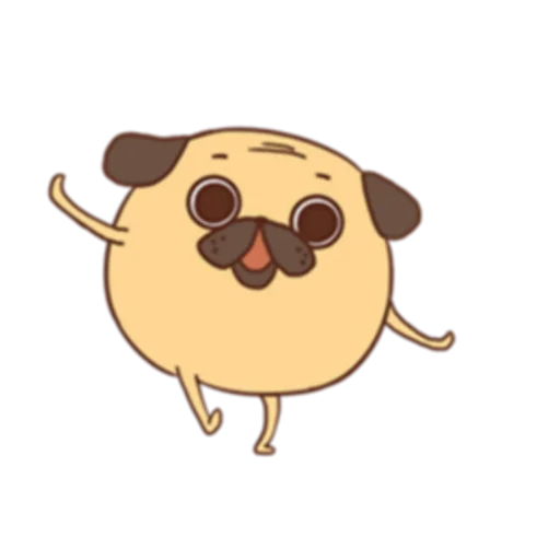 😃 Стикер «Poggo the Pug (FULL) [英文]» для Telegram