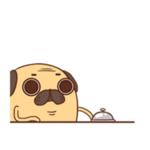 💬 Стикер «Poggo the Pug (FULL) [英文]» для Telegram