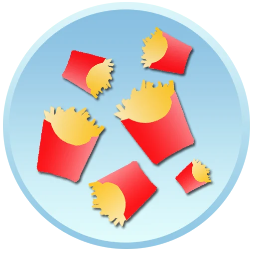 🍟 Стикер «погода» для Telegram