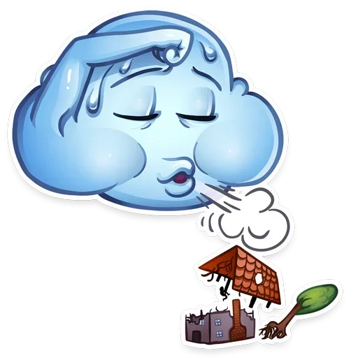 🤗 Стикер «Weather» для Telegram