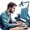 🖥 Эмодзи «Поговорим о работе» для Telegram