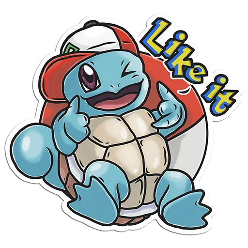 👍 Стикер «Pokemon_Scherba_Kubis_Stickers» для Telegram