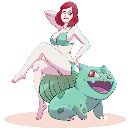 Стикерпак Girls&Pokemon для Telegram