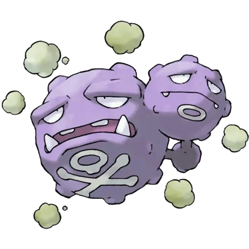 😖 Стикер «Pokemon Koffing» для Telegram