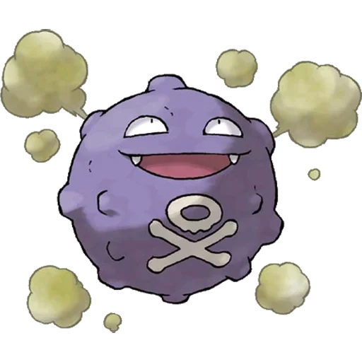 Стикерпак «Pokemon Koffing» для Telegram — обложка