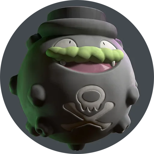 ☠ Стикер «Pokemon Koffing» для Telegram
