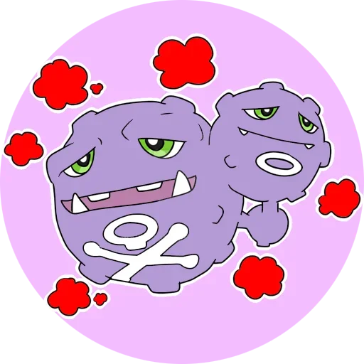 🙄 Стикер «Pokemon Koffing» для Telegram