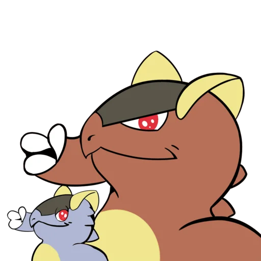 👊 Стикер «Pokemon Reaction Vol. 3» для Telegram