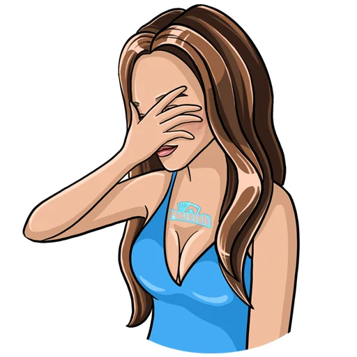 🤦‍♀️ Стикер «Silvia» для Telegram