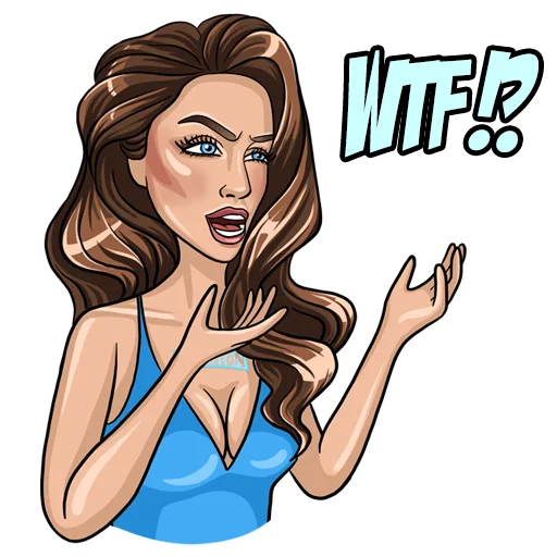 🤨 Стикер «Silvia» для Telegram
