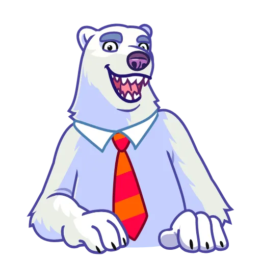 👍 Стикер «Polar Bear» для Telegram
