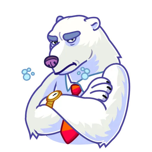 😤 Стикер «Polar Bear» для Telegram