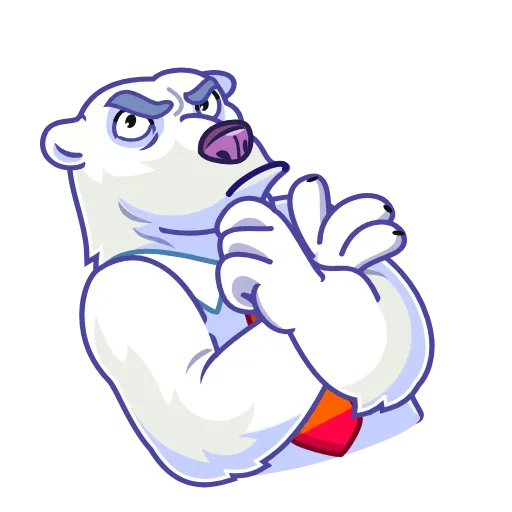 🤔 Стикер «Polar Bear» для Telegram
