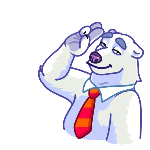 👋 Стикер «Polar Bear» для Telegram