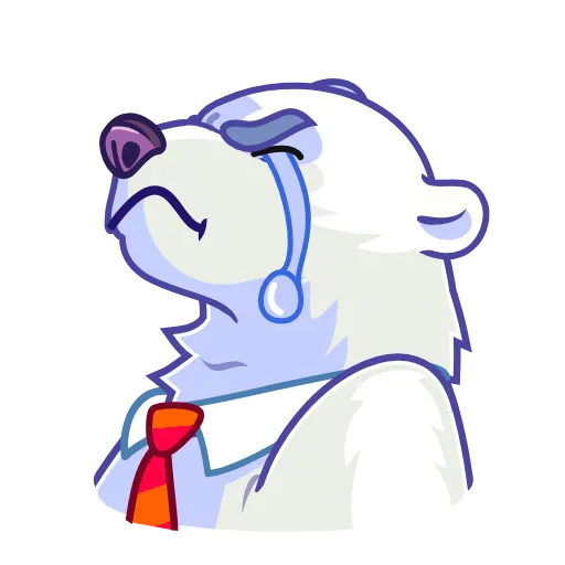 😥 Стикер «Polar Bear» для Telegram
