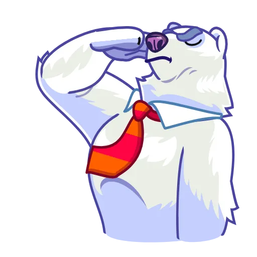 💂 Стикер «Polar Bear» для Telegram