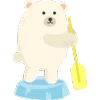 🐻‍❄️ Эмодзи «Полярный медведь» для Telegram