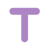 😘 Эмодзи «Фиолетовые буквы, русские и английские» для Telegram