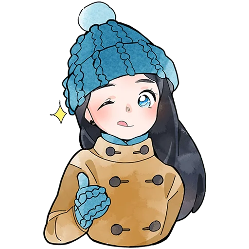 ❄️ Стикер «Полина Морозова Без Текста» для Telegram