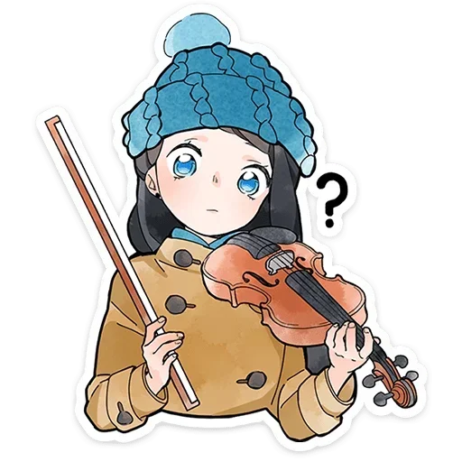 🎻 Стикер «Полина Морозова» для Telegram