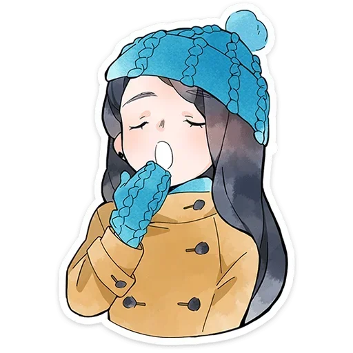 🥱 Стикер «Полина Морозова» для Telegram