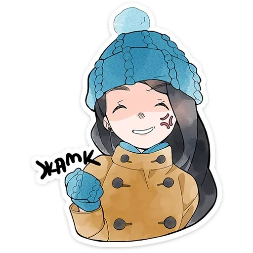 😌 Стикер «Полина Морозова» для Telegram