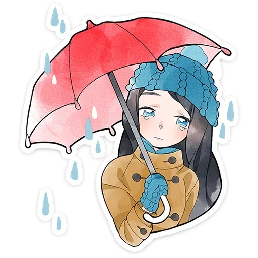 ☔️ Стикер «Полина Морозова» для Telegram