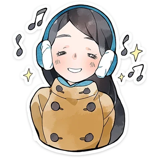 🎧 Стикер «Полина Морозова» для Telegram