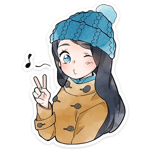 ✌️ Стикер «Полина Морозова» для Telegram