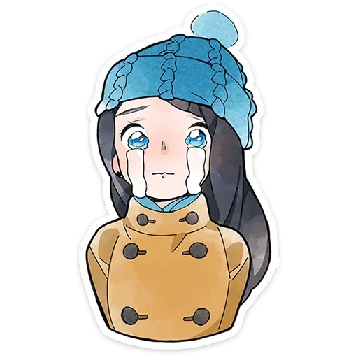😭 Стикер «Полина Морозова» для Telegram