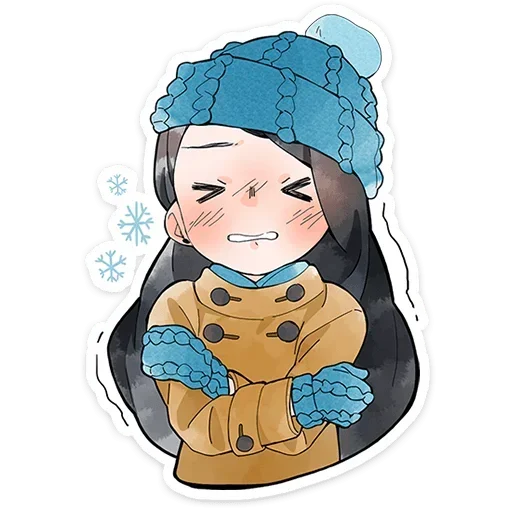 🥶 Стикер «Полина Морозова» для Telegram