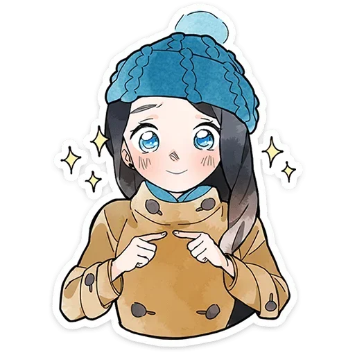 ☺️ Стикер «Полина Морозова» для Telegram