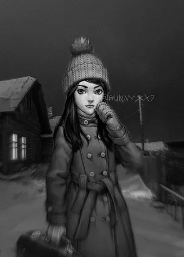 🎻 Стикер «Полина зайчик / Tiny Bunny» для Telegram