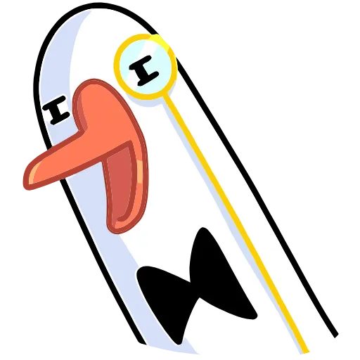 ❓ Эмодзи «Гусь — за мат кусь&;» для Telegram