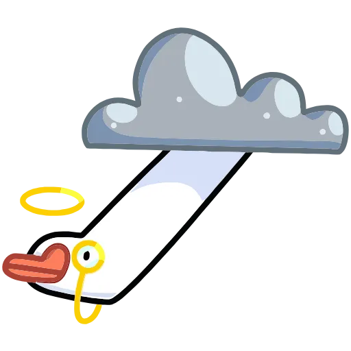 😇 Эмодзи «Гусь — за мат кусь&;» для Telegram