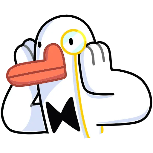 😱 Эмодзи «Гусь — за мат кусь&;» для Telegram