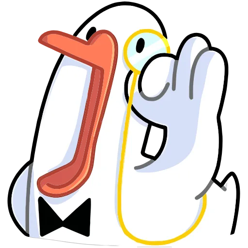 🧐 Эмодзи «Гусь — за мат кусь&;» для Telegram
