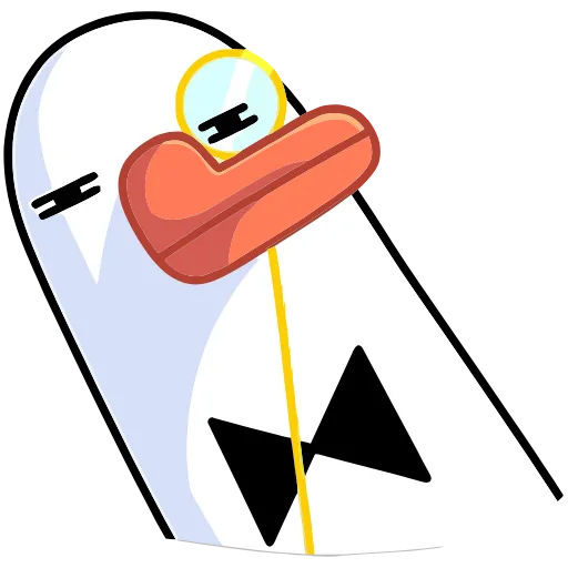 🤨 Эмодзи «Гусь — за мат кусь&;» для Telegram