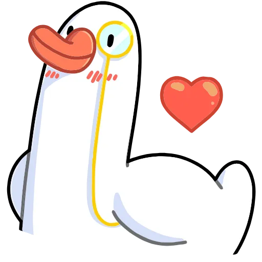❤️ Эмодзи «Гусь — за мат кусь&;» для Telegram