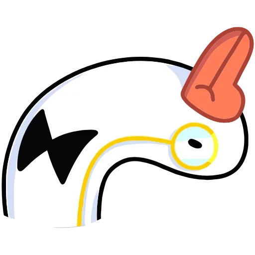 🙃 Эмодзи «Гусь — за мат кусь&;» для Telegram