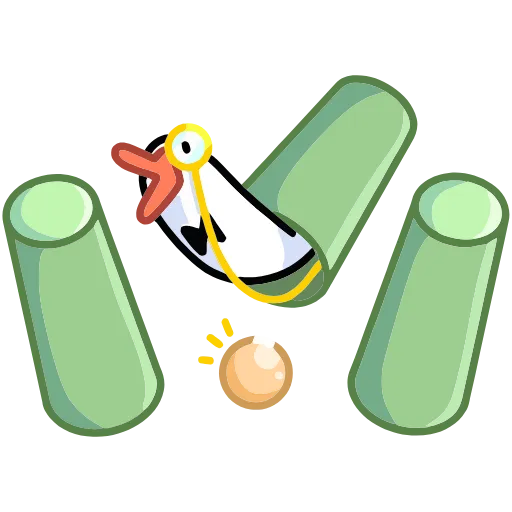 😐 Эмодзи «Гусь — за мат кусь&;» для Telegram