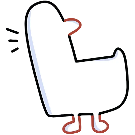 ☺️ Эмодзи «Гусь — за мат кусь&;» для Telegram
