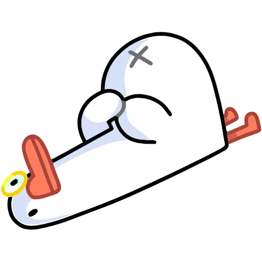 ☹️ Эмодзи «Гусь — за мат кусь&;» для Telegram