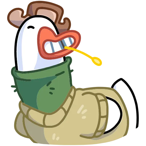 😀 Эмодзи «Гусь — за мат кусь&;» для Telegram
