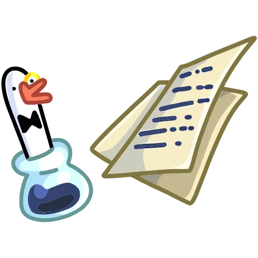 ✍️ Эмодзи «Гусь — за мат кусь&;» для Telegram