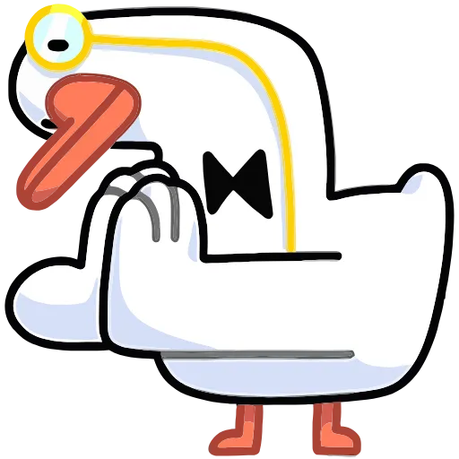 🙏 Эмодзи «Гусь — за мат кусь&;» для Telegram
