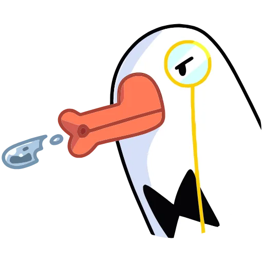 🥴 Эмодзи «Гусь — за мат кусь&;» для Telegram