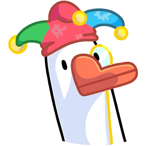🤡 Эмодзи «Гусь — за мат кусь&;» для Telegram