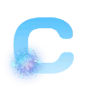 🥰 Эмодзи «Голубые буквы и иконки» для Telegram